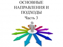 ОСНОВНЫЕ
НАПРАВЛЕНИЯ И
ПОДХОДЫ
Часть 3