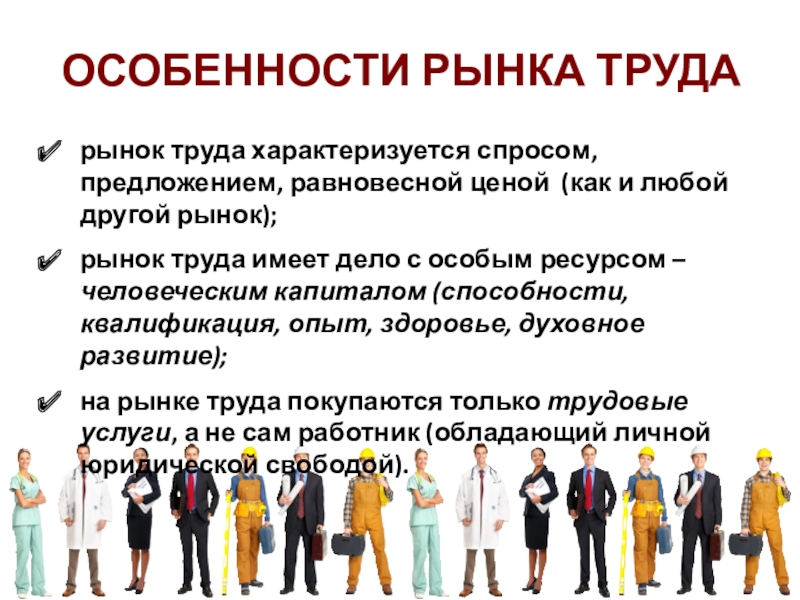 Презентация на тему рынок труда