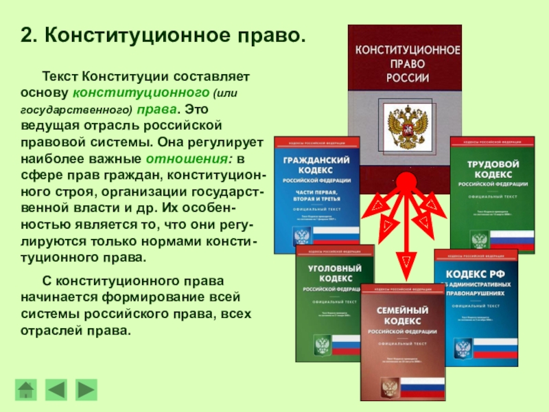 Конституционное право российской федерации презентация 10 класс право