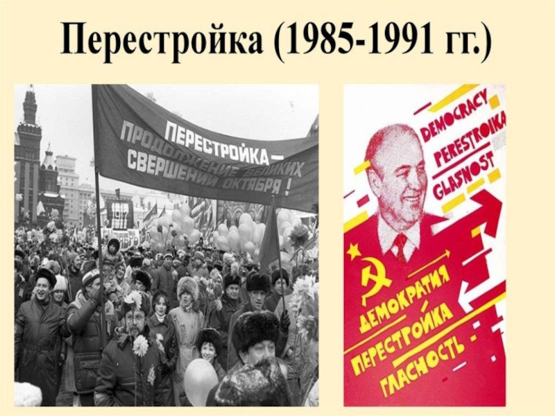 Презентация СССР в 1985-1991гг