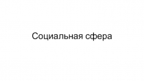 Социальная сфера