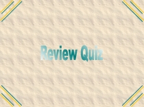 Review Quiz