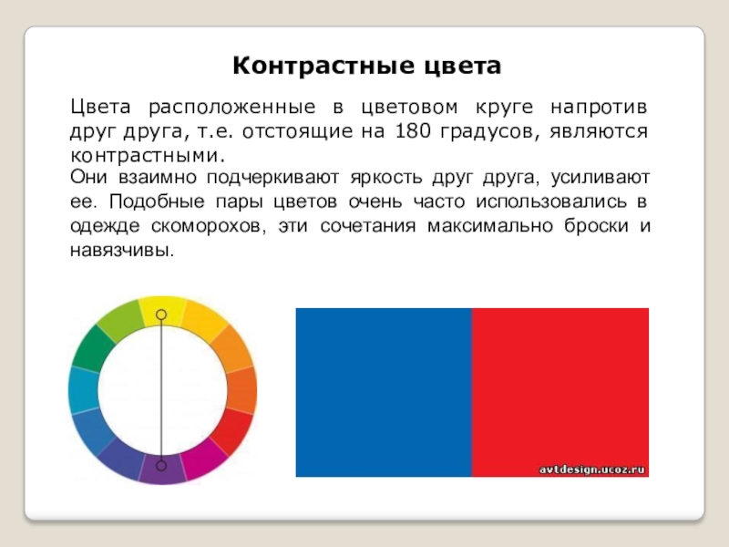 6 что такое цветовая схема в презентации