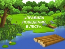 Правила поведения
в лесу