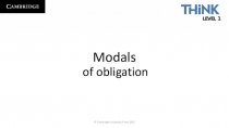 Modals