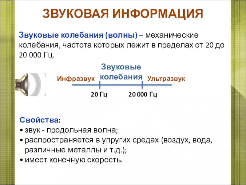 Как доказать что звуковые волны продольные. В какой среде звуковые волны не распространяются.