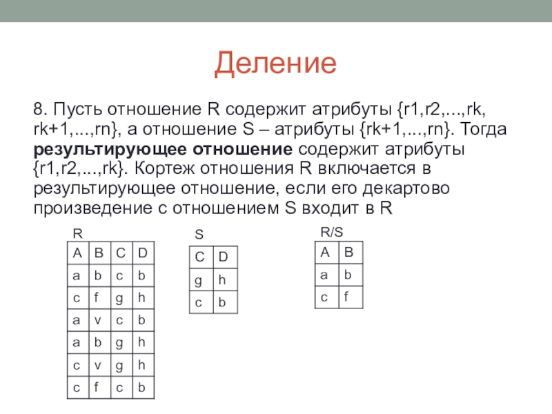 Отношение содержит. Деление отношений. Деление на 8. Отношение делит.