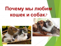 Почему мы любим кошек и собак?