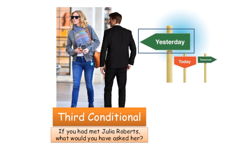 If you had met Julia Roberts, what would you have asked her?Third Conditional