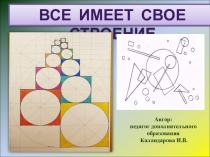 ВСЕ ИМЕЕТ СВОЕ СТРОЕНИЕ
Автор:
педагог дополнительного образования
Каландарова