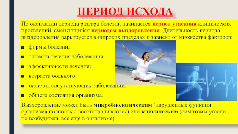 По окончании периода. Период угасания болезни. Период угасания клинических симптомов, называется. Период угасания симптомов. По окончанию периода.