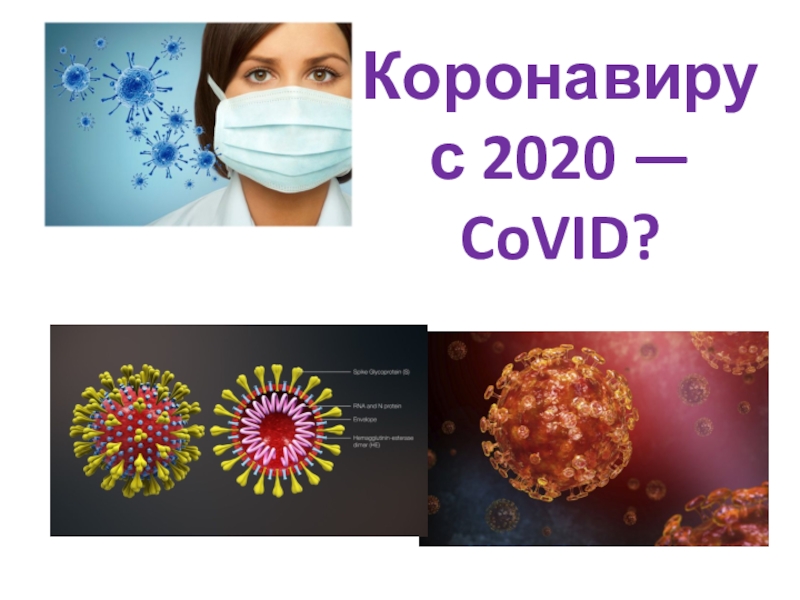 Презентация Коронавирус 2020 — CoVID ?