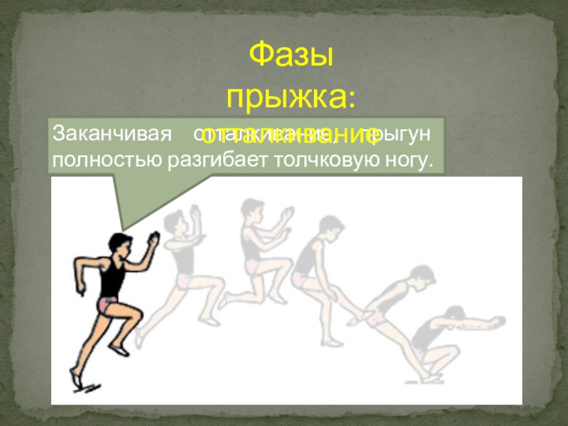 Прыжок согнув. Фазы прыжка. Фазы прыжка в длину с разбега. Фазы прыжка в длину с разбега в лёгкой атлетике. Техника отталкивания в прыжках в длину с разбега.