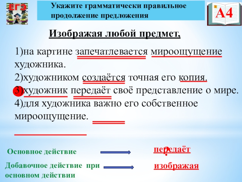 Как правильно продолжить предложение глядя на эту картину