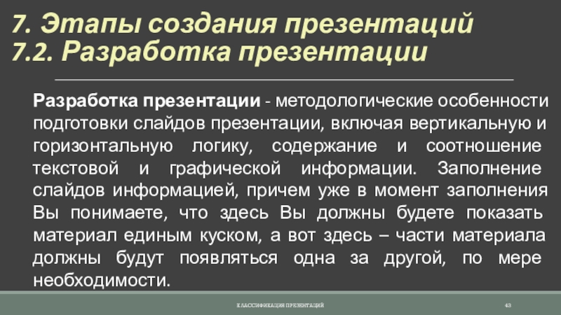 Этапы создания презентация