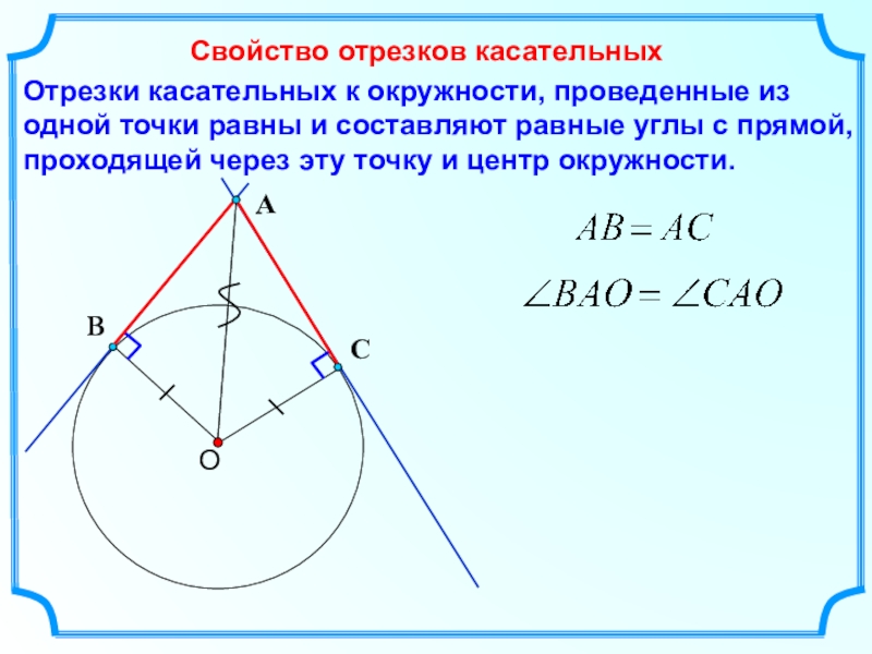 Презентация окружность 7 класс геометрия атанасян презентация