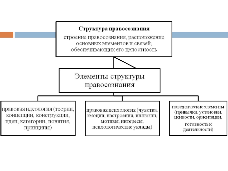 Структура общественного правосознания