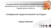 Государственное автономное профессиональное образовательное учреждение среднего