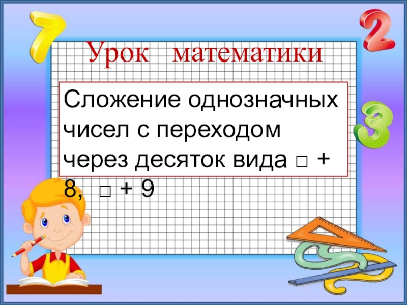 Презентация Урок математики