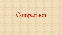 Comparison