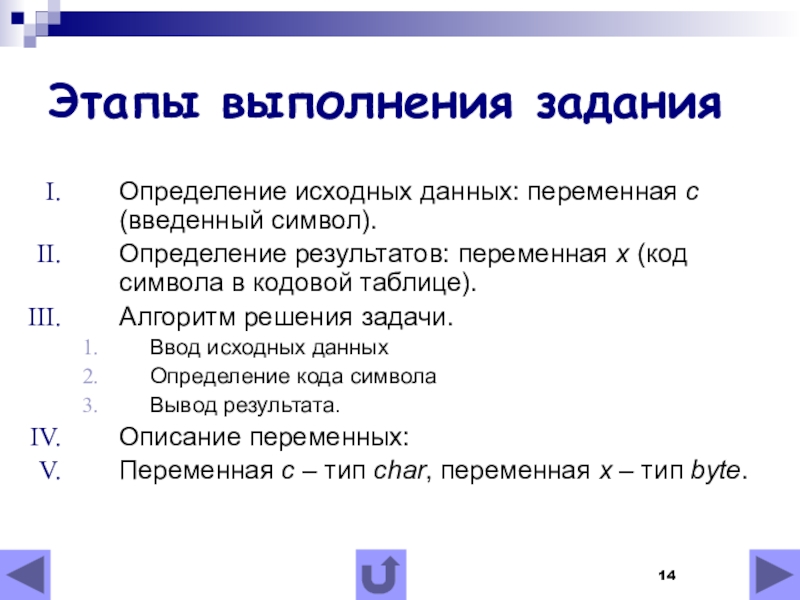 Определенный результат. Этапы выполнения задания. Стадии выполнения задачи. Исходные данные для выполнения задания. Этапы выполнения проблемного задания.