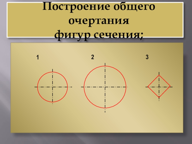 Фигуры для построения сечений. Построение фигур сечения 9 класс. Общее построение. Операции с контурами фигур.