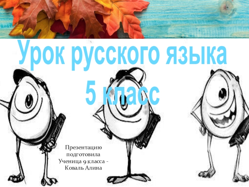 Урок русского языка 5 класс