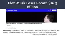 Elon Musk Loses Record $16.3 Billion