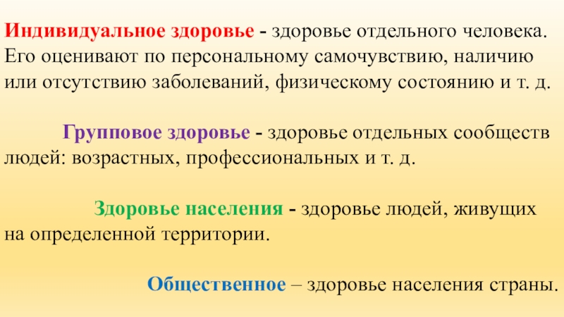 Индивидуальные заболевания. Здоровье отдельного человека. Здоровье отдельного человека называется. Здоровье отдельного человека - здоровье. Признаки индивидуального здоровья.