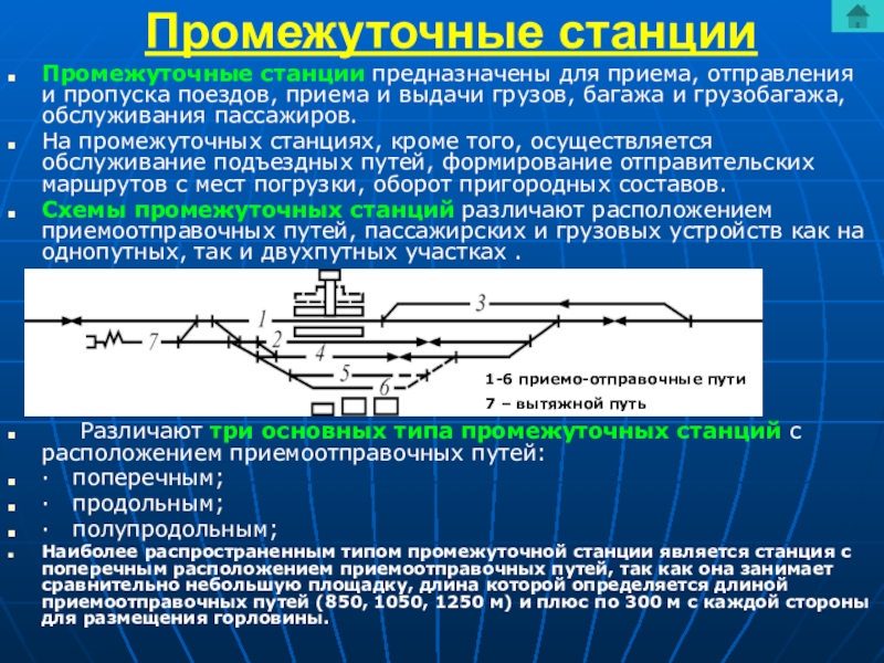 Промежуточная станция схема и описание