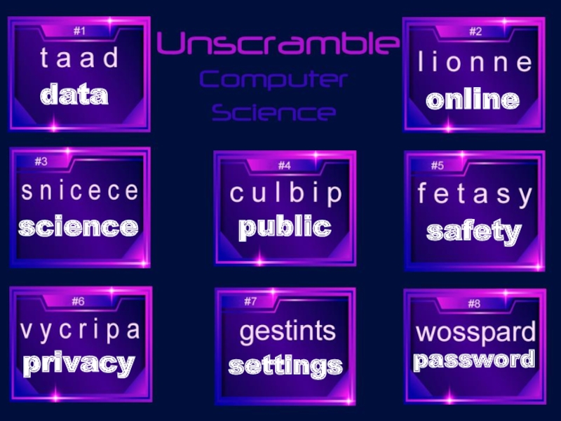 Programming vocabulary