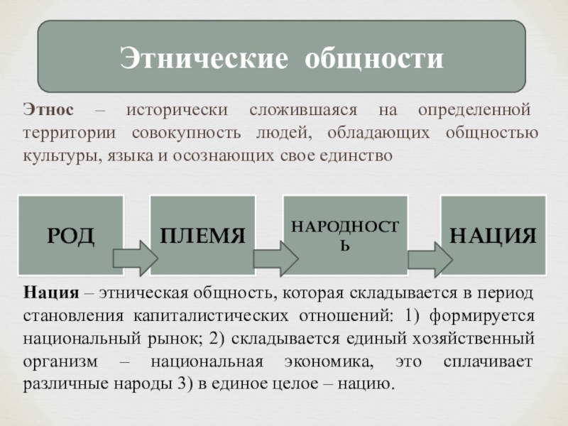 Запишите слово пропущенное в схеме виды этносов