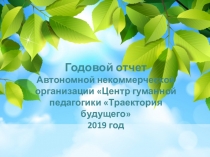 Годовой отчет Автономной некоммерческой организации Центр гуманной педагогики