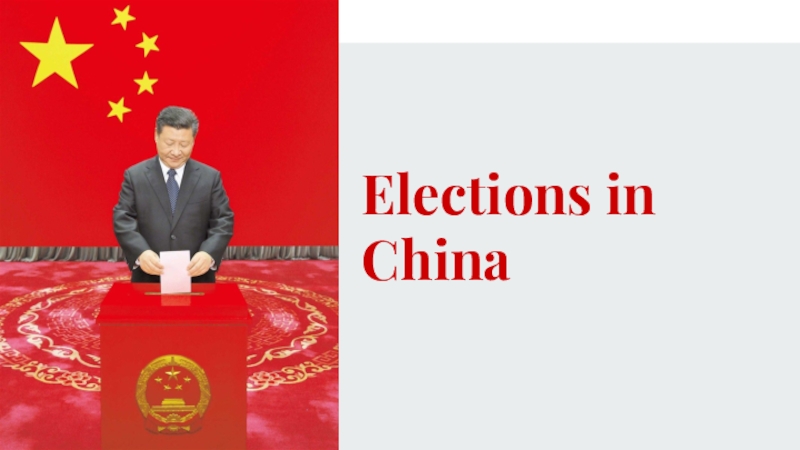 Elections in China