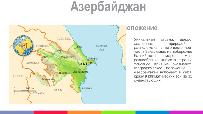 Азербайджан презентация по географии