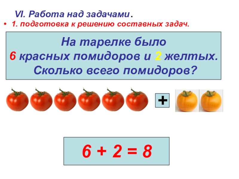 На тарелке было 10 помидоров за обедом съели 5 помидоров а за ужином 3