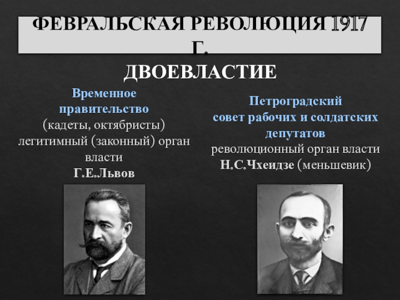 Запишите фамилию пропущенную в схеме председатели временного правительства керенский