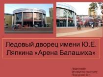 Ледовый дворец имени Ю.Е. Ляпкина Арена Балашиха
Подготовил
Инструктор по