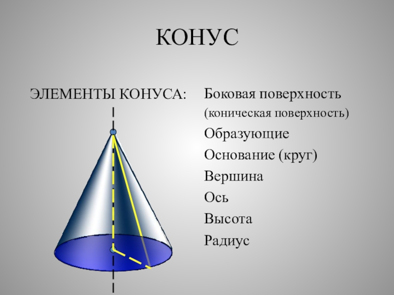 Конус работа. Элементы конуса. Конус элементы конуса. Коническая поверхность. Коническая поверхность конуса.