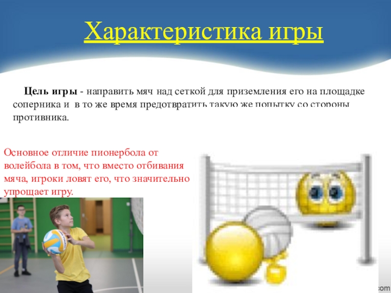 Спортивные игры с мячом цель