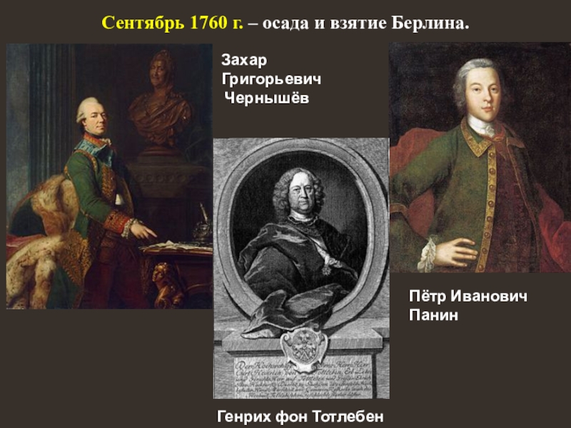 Реферат: Чернышёв, Захар Григорьевич