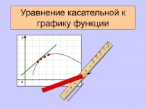 Уравнение касательной к графику функции