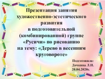 Презентация занятия художественно-эстетического развития в подготовительной