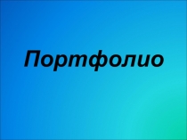 Портфолио