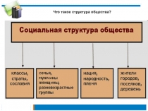 Что такое структура общества?