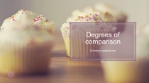 Degrees of comparison