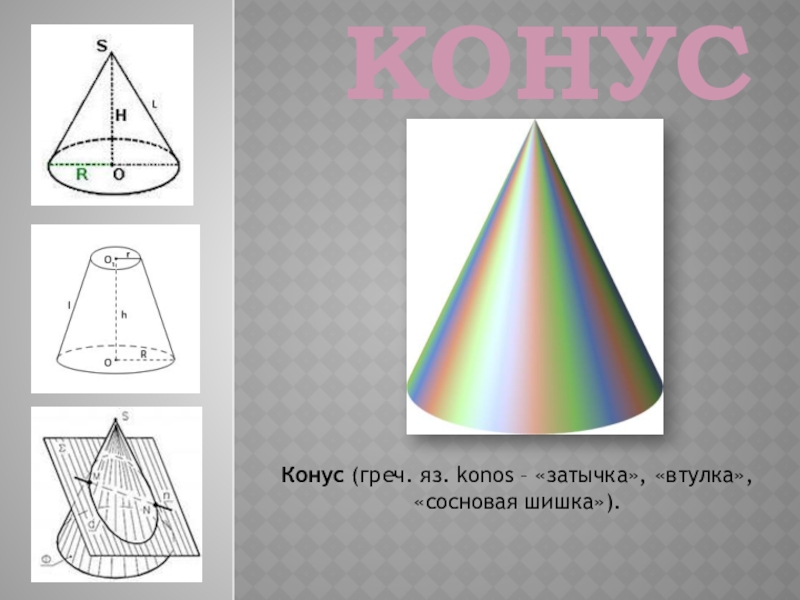 Презентация КОНУС