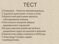 тест