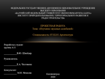 Федеральное государственное автономное образовательное учреждение высшего