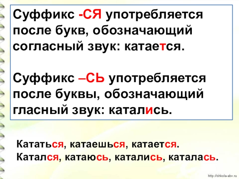 Презентация правописание суффиксов глаголов 6 класс презентация